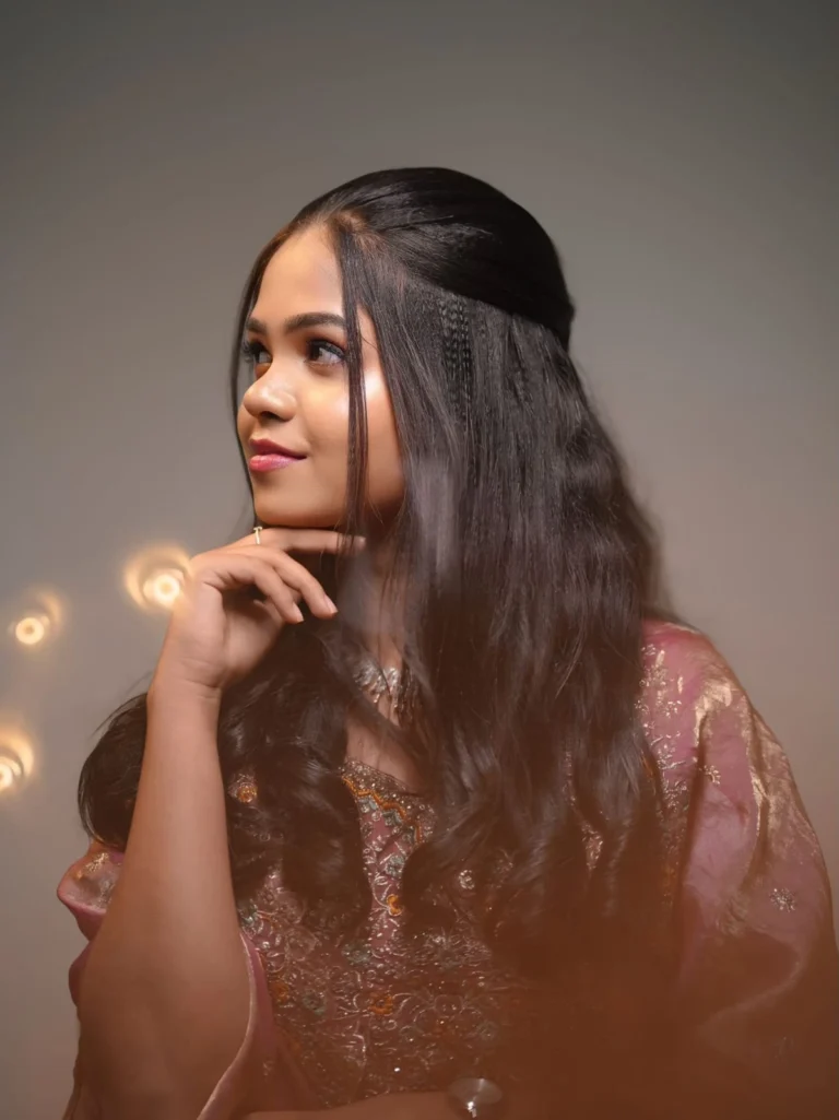Radiant bridal makeup look